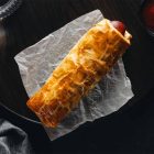 Pinjarra Bakery Cheesy smokey dog roll